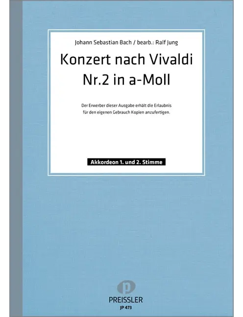 Konzert nach Vivaldi Nr. 2 in a-moll